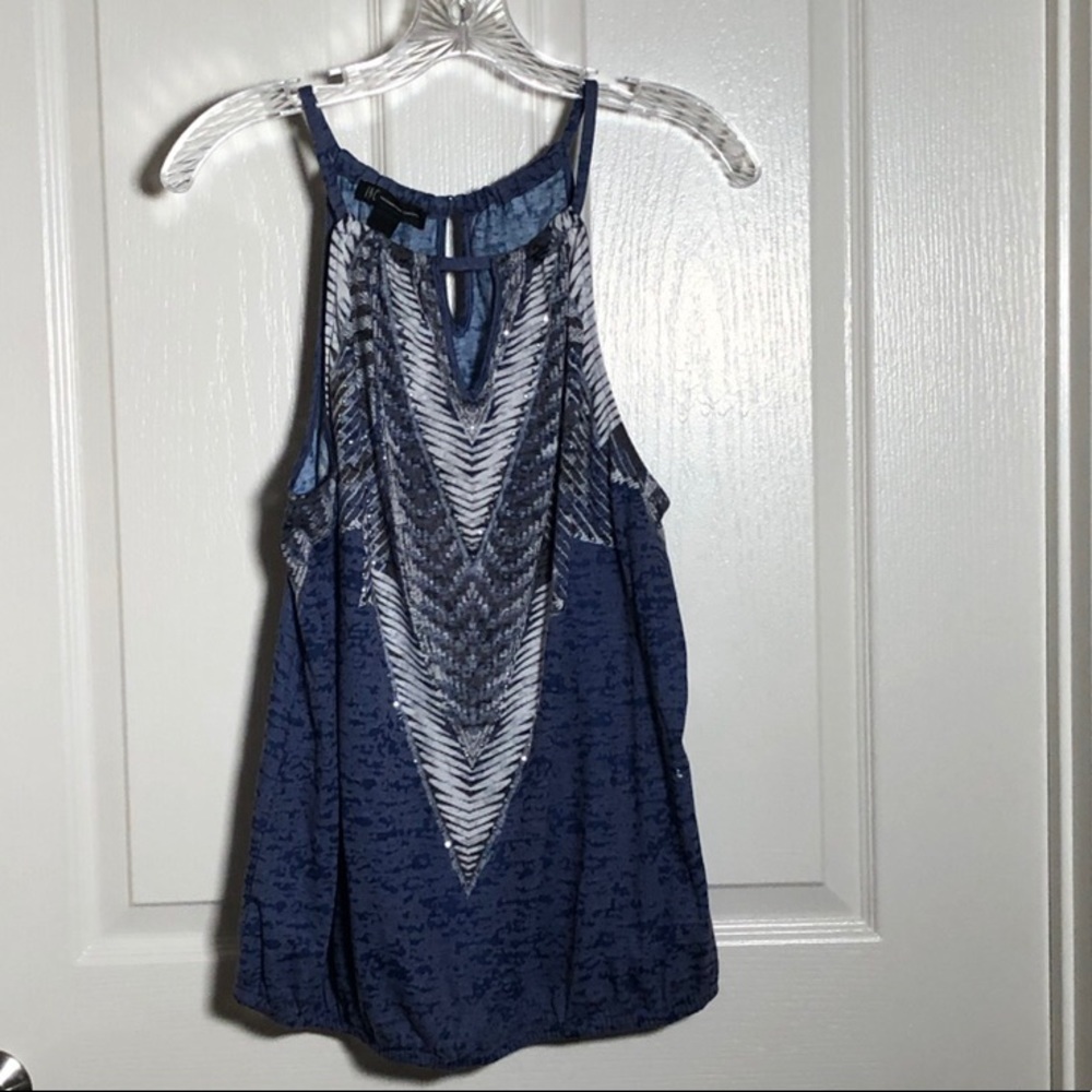 NWT- Tank Top- Navy- INC (International Concepts)